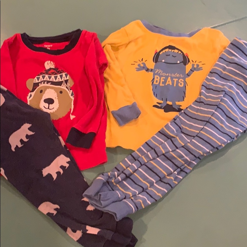 Carters pajamas separates bundle lot